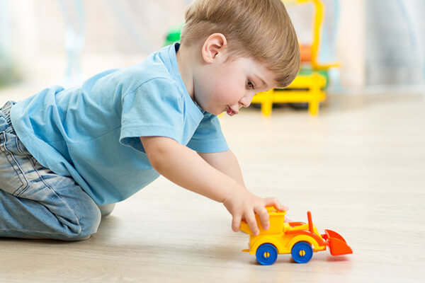 Juguetes infantiles de colores